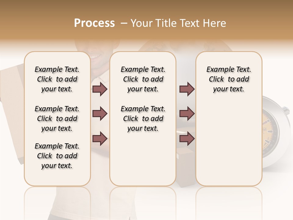 Courier Delivery Good On Time PowerPoint Template