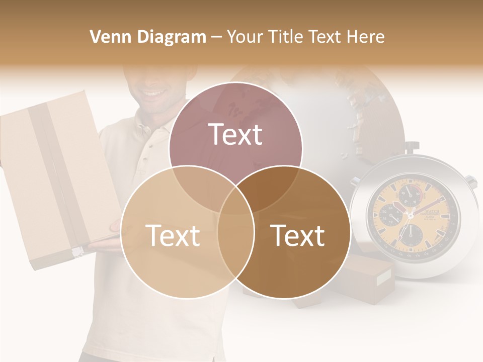 Courier Delivery Good On Time PowerPoint Template