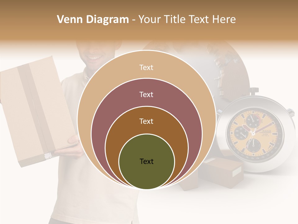 Courier Delivery Good On Time PowerPoint Template