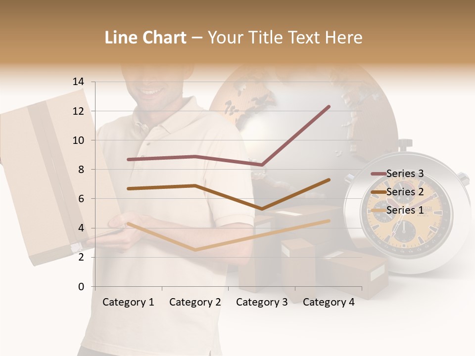 Courier Delivery Good On Time PowerPoint Template