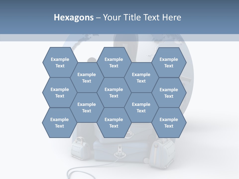 Check In Sun Glasses Briefcase PowerPoint Template
