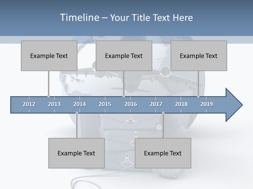 Check In Sun Glasses Briefcase PowerPoint Template