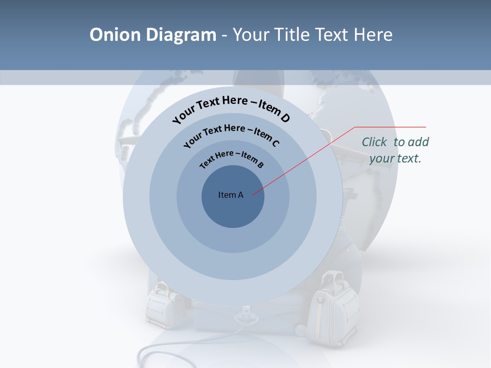 Check In Sun Glasses Briefcase PowerPoint Template