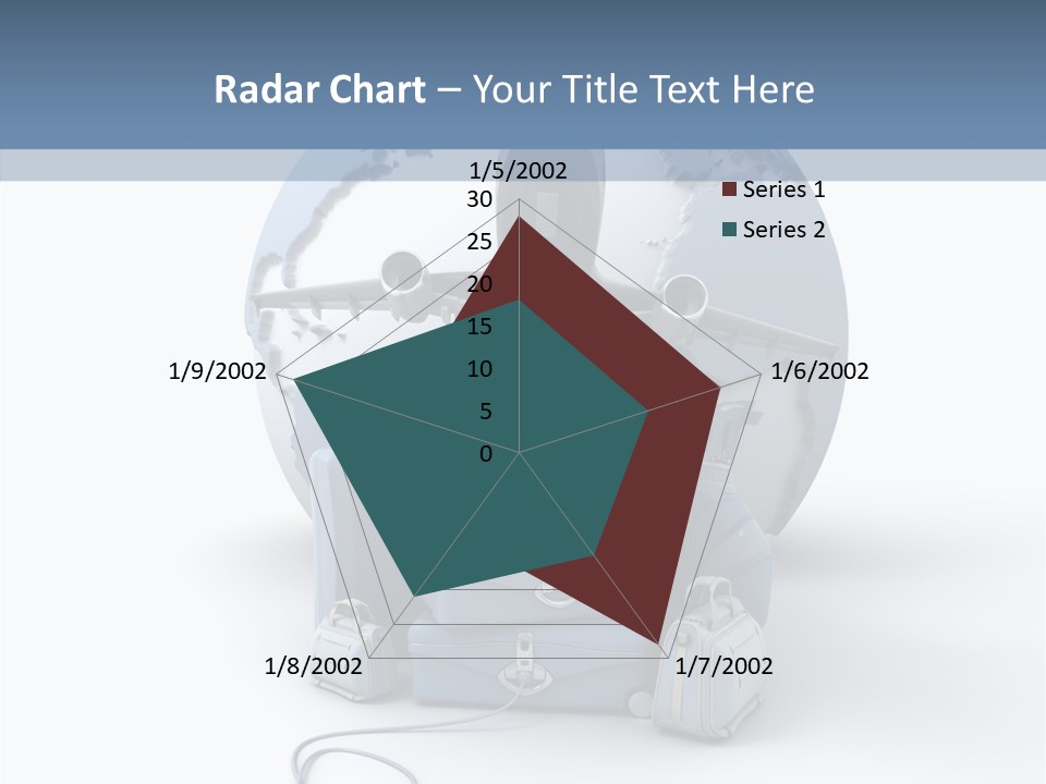 Check In Sun Glasses Briefcase PowerPoint Template