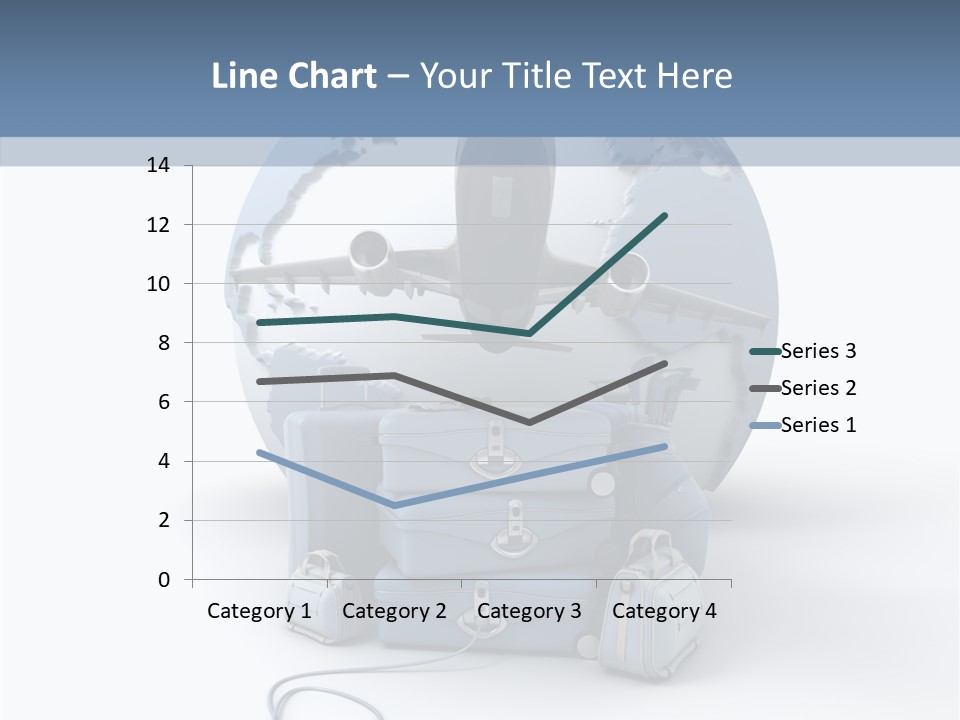 Check In Sun Glasses Briefcase PowerPoint Template