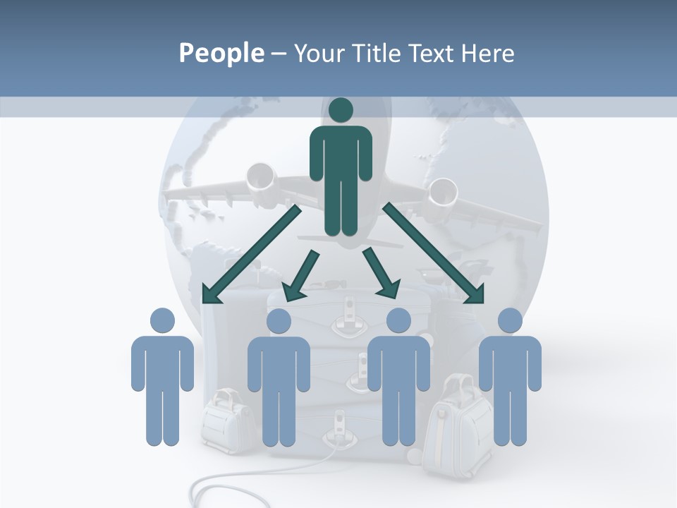 Check In Sun Glasses Briefcase PowerPoint Template