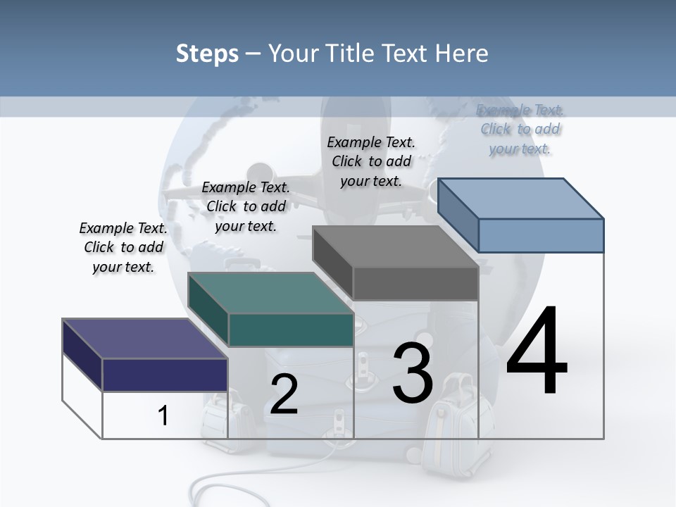 Check In Sun Glasses Briefcase PowerPoint Template