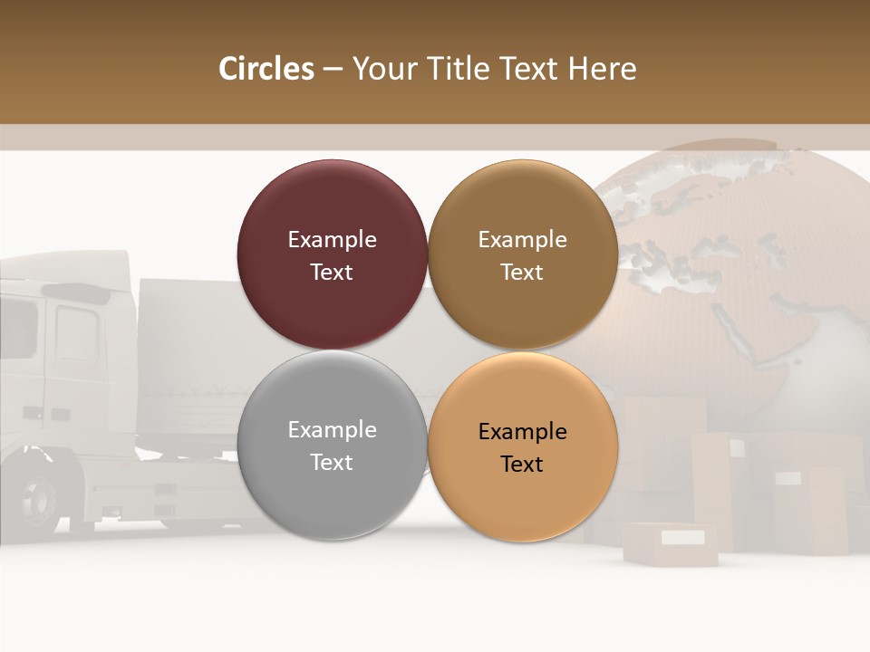 World Map World Box PowerPoint Template