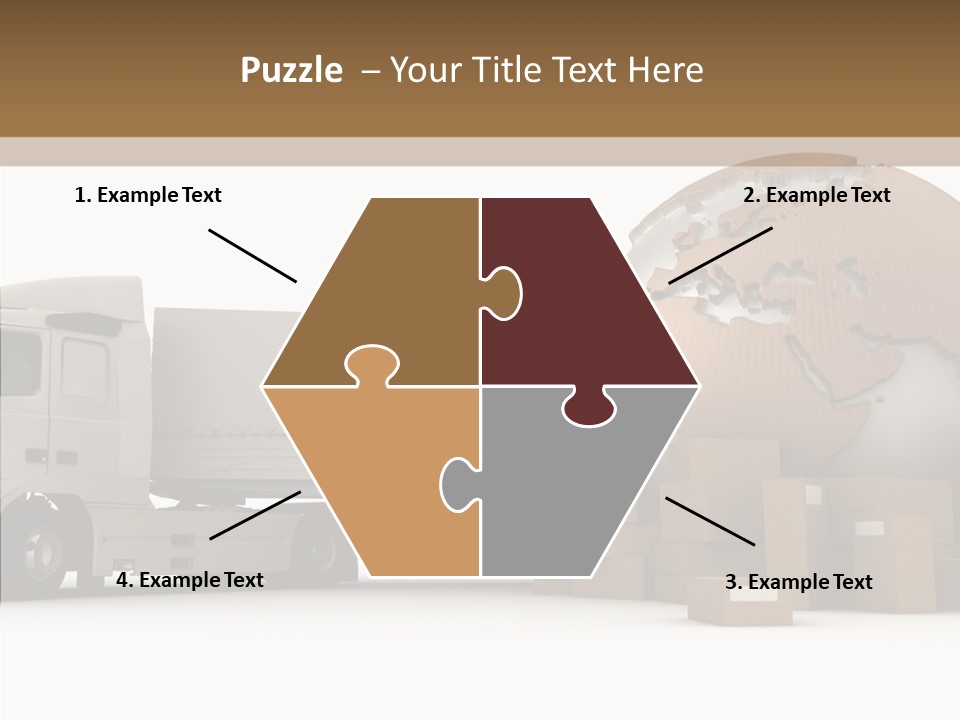 World Map World Box PowerPoint Template