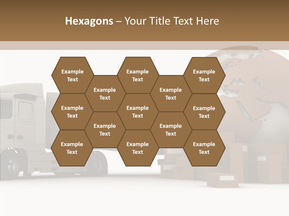 World Map World Box PowerPoint Template