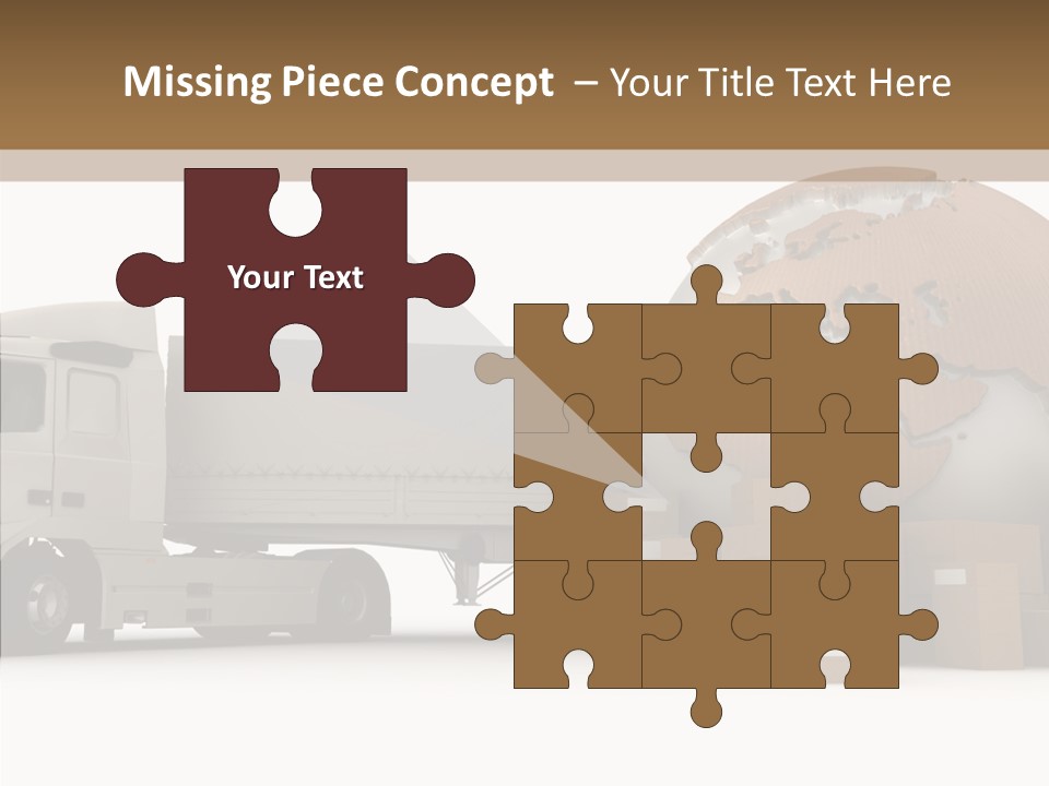 World Map World Box PowerPoint Template