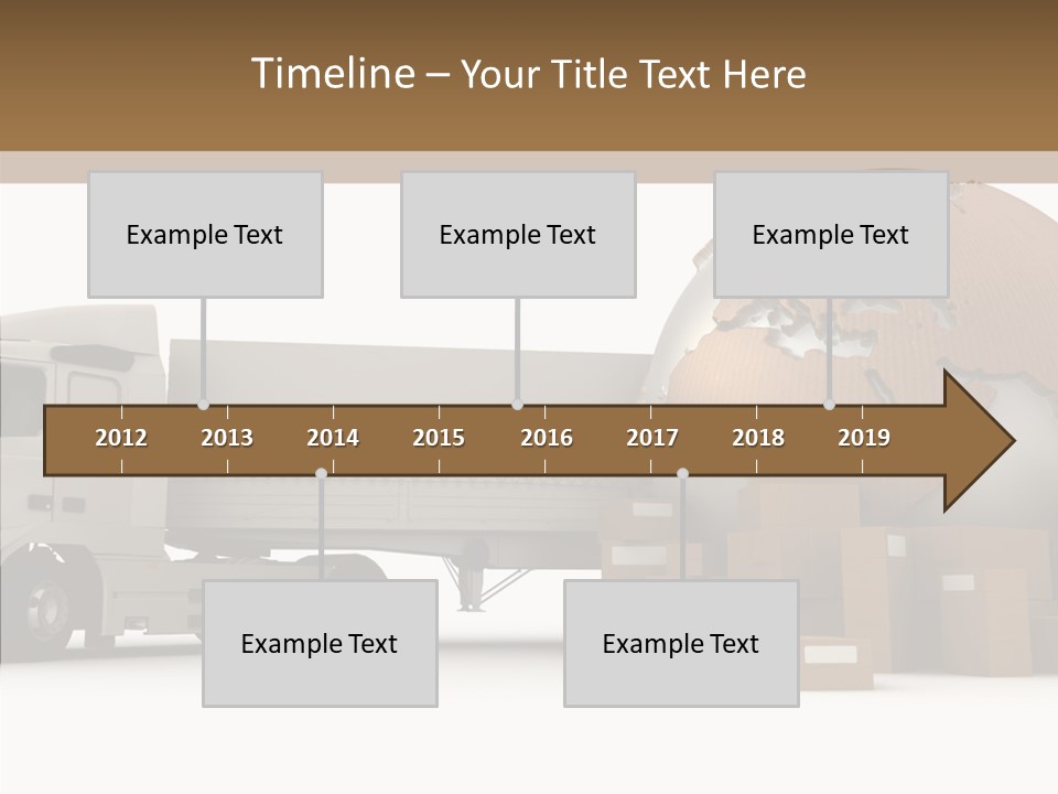 World Map World Box PowerPoint Template