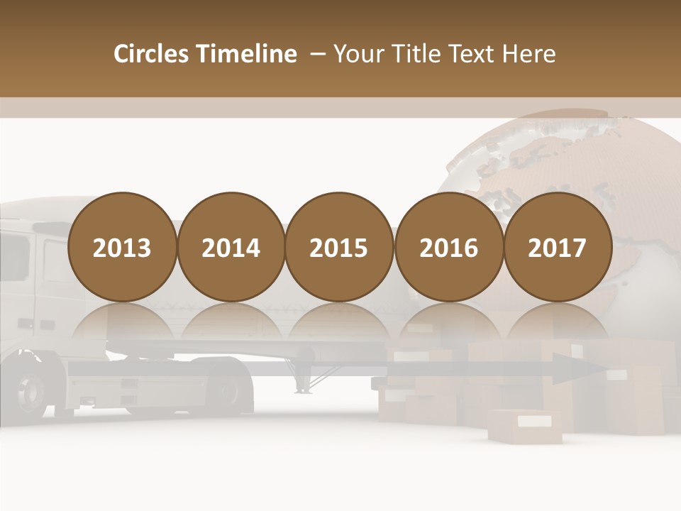 World Map World Box PowerPoint Template