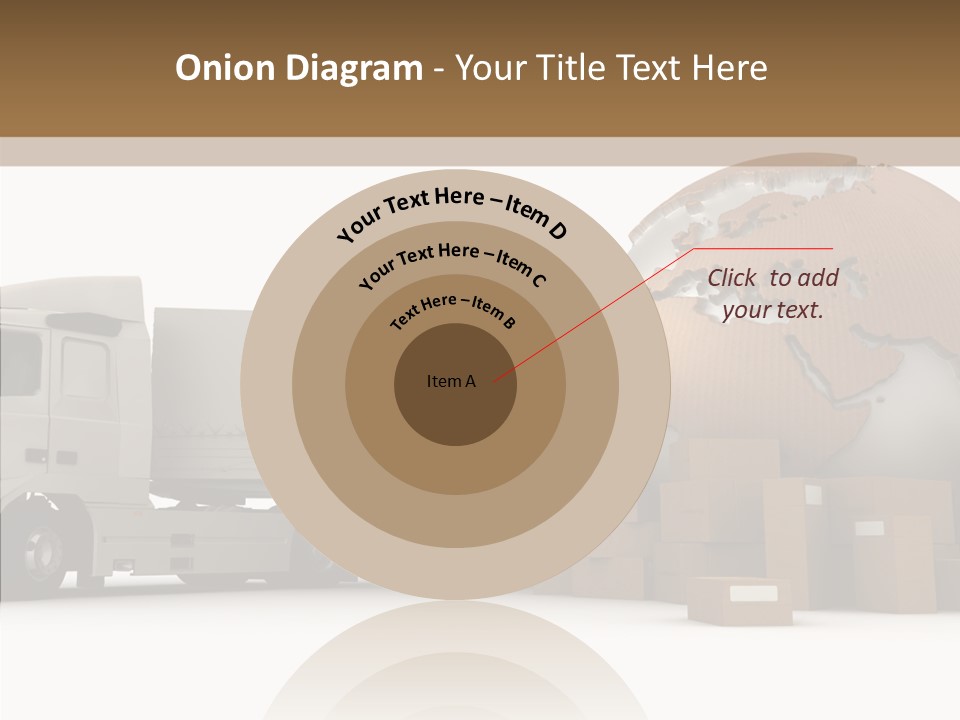 World Map World Box PowerPoint Template