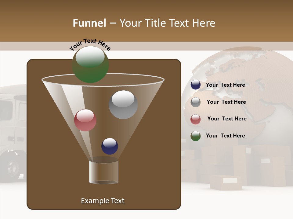 World Map World Box PowerPoint Template