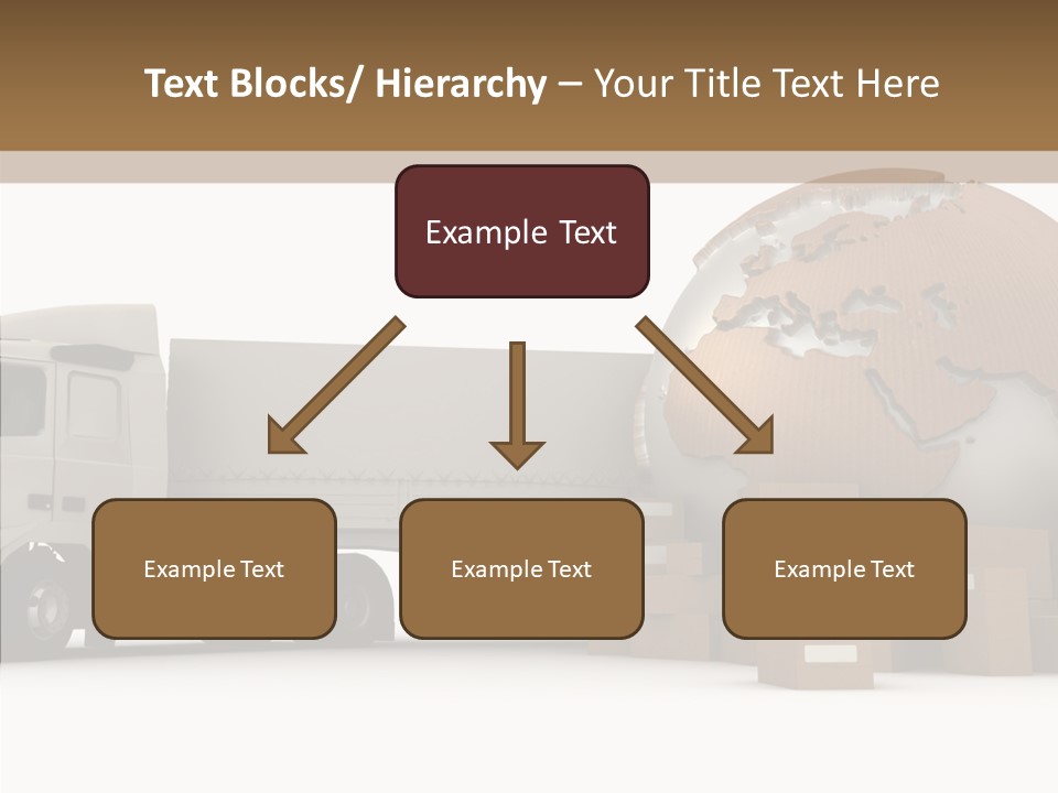World Map World Box PowerPoint Template