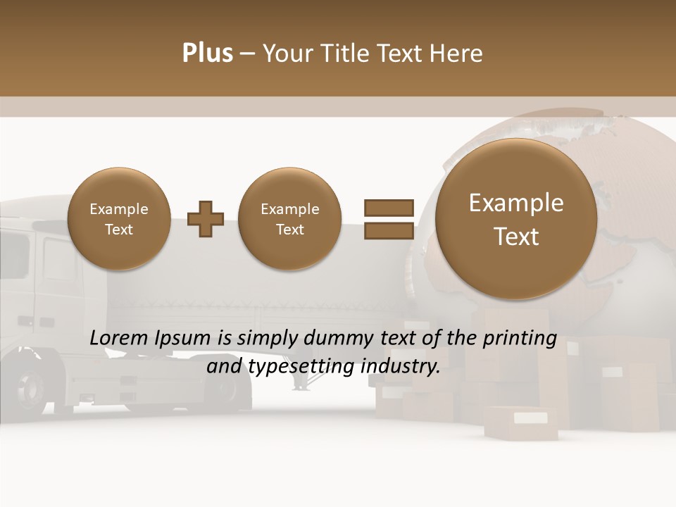 World Map World Box PowerPoint Template