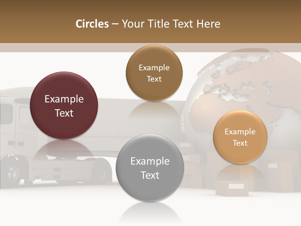 World Map World Box PowerPoint Template