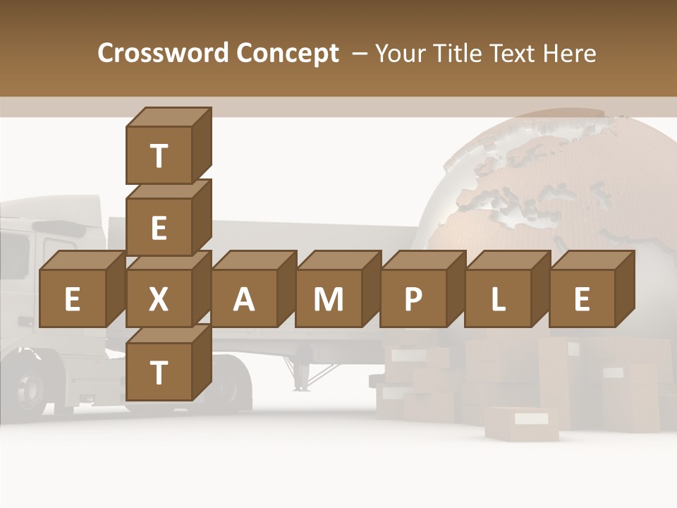 World Map World Box PowerPoint Template