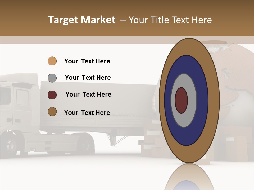 World Map World Box PowerPoint Template