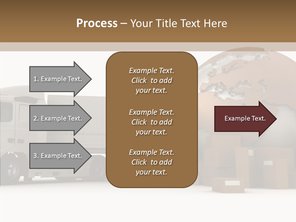 World Map World Box PowerPoint Template