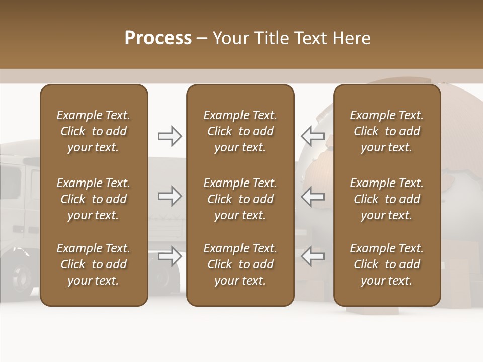 World Map World Box PowerPoint Template