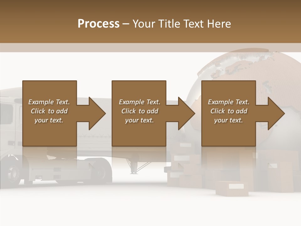 World Map World Box PowerPoint Template