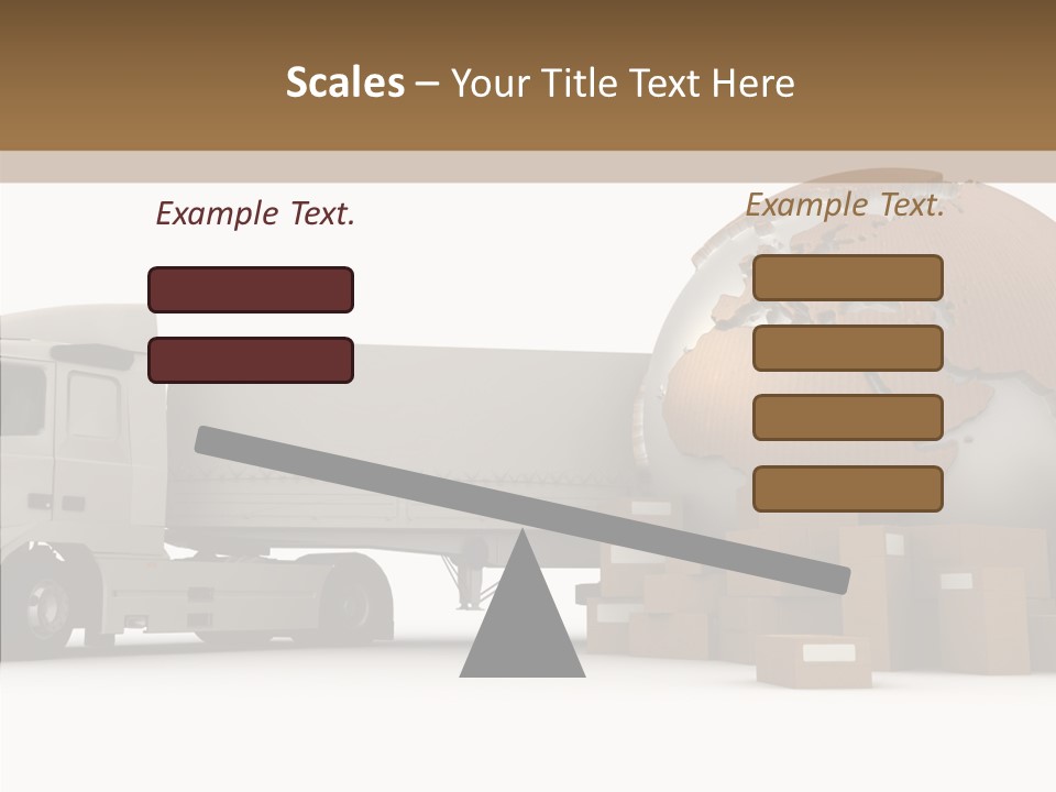 World Map World Box PowerPoint Template