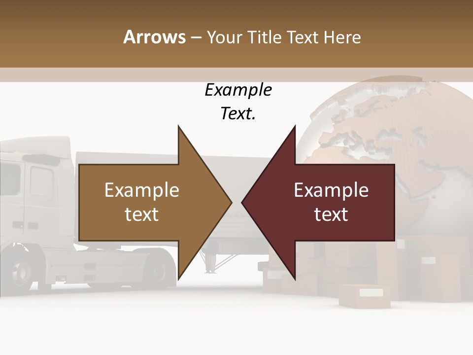 World Map World Box PowerPoint Template