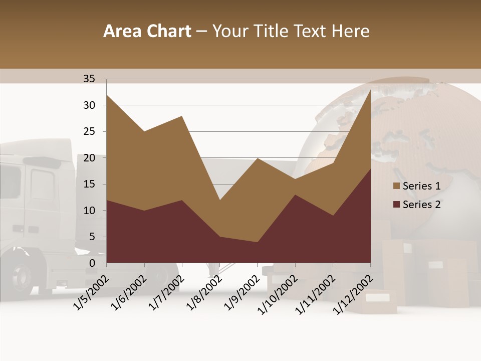 World Map World Box PowerPoint Template