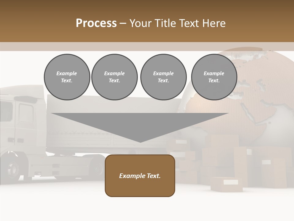 World Map World Box PowerPoint Template