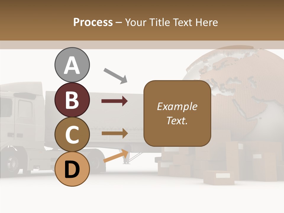 World Map World Box PowerPoint Template