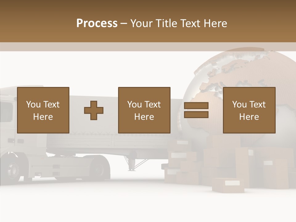 World Map World Box PowerPoint Template