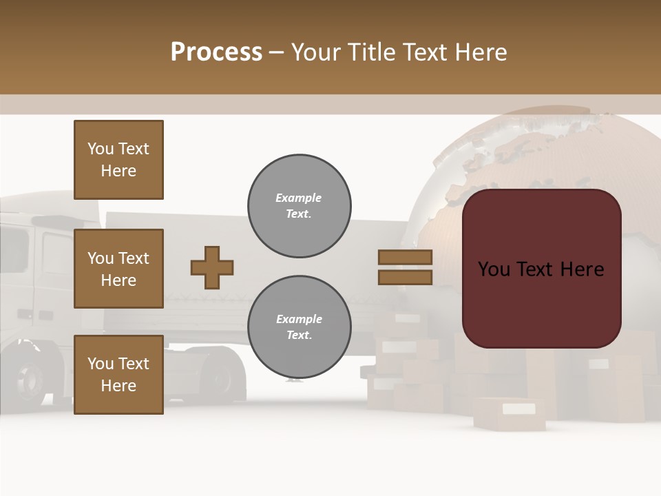 World Map World Box PowerPoint Template