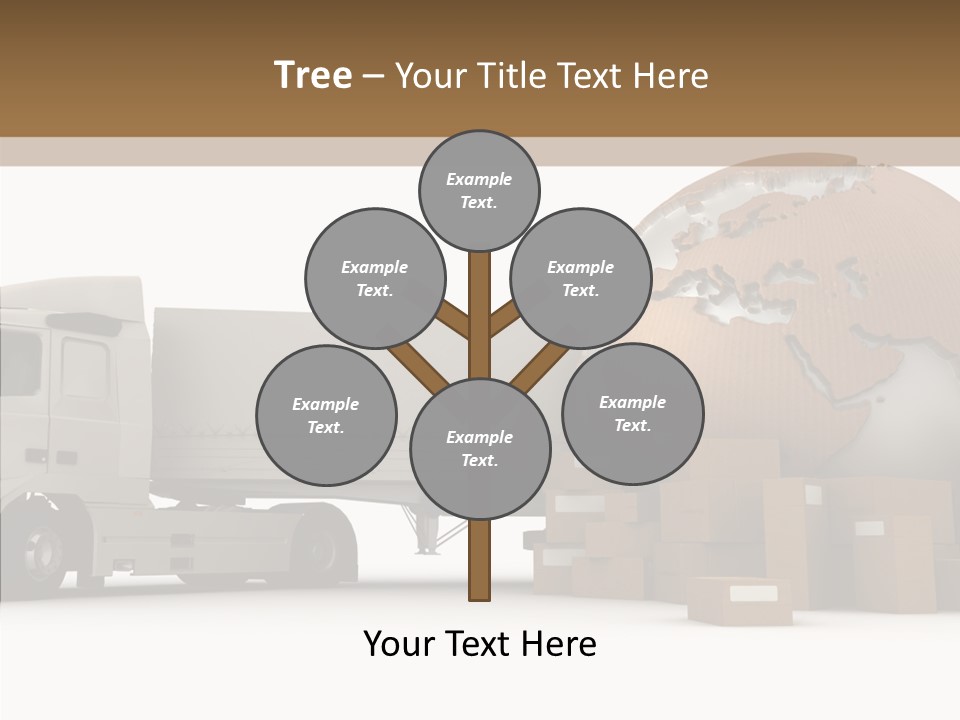 World Map World Box PowerPoint Template