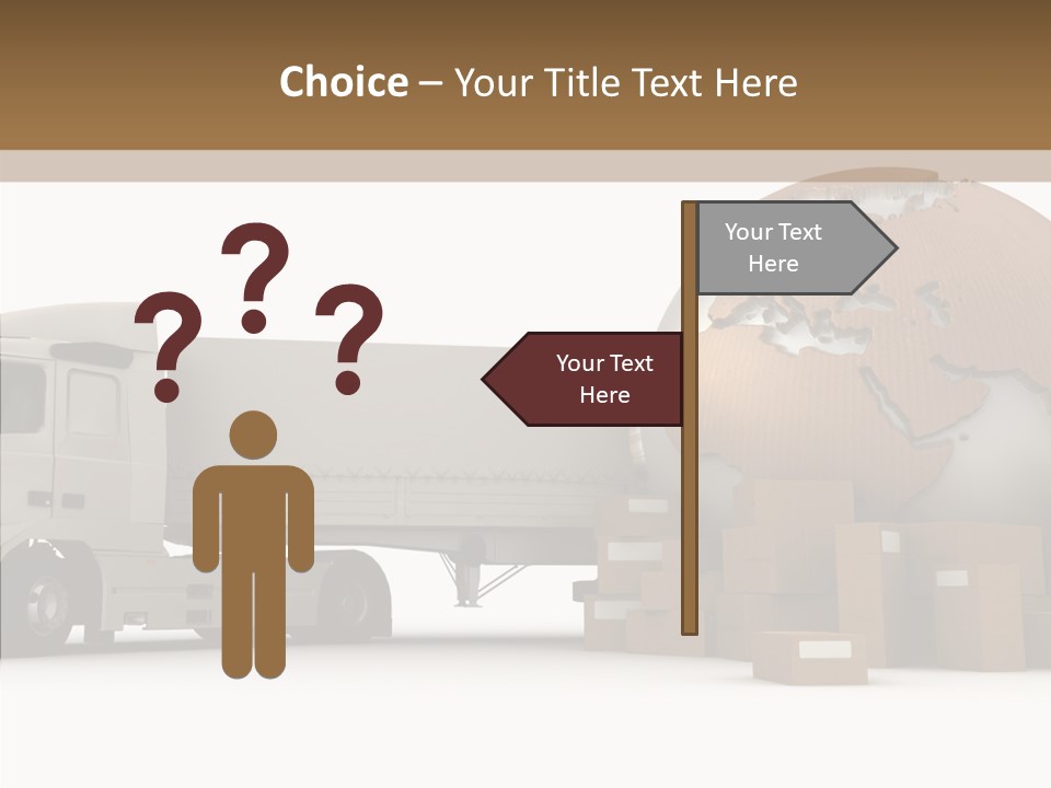 World Map World Box PowerPoint Template