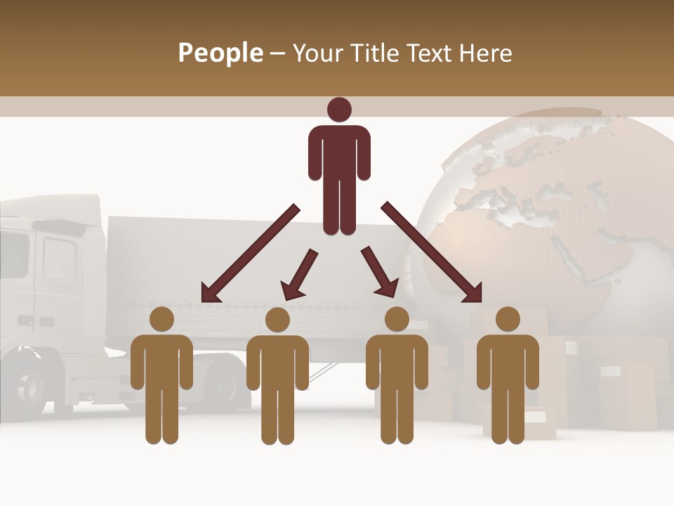 World Map World Box PowerPoint Template