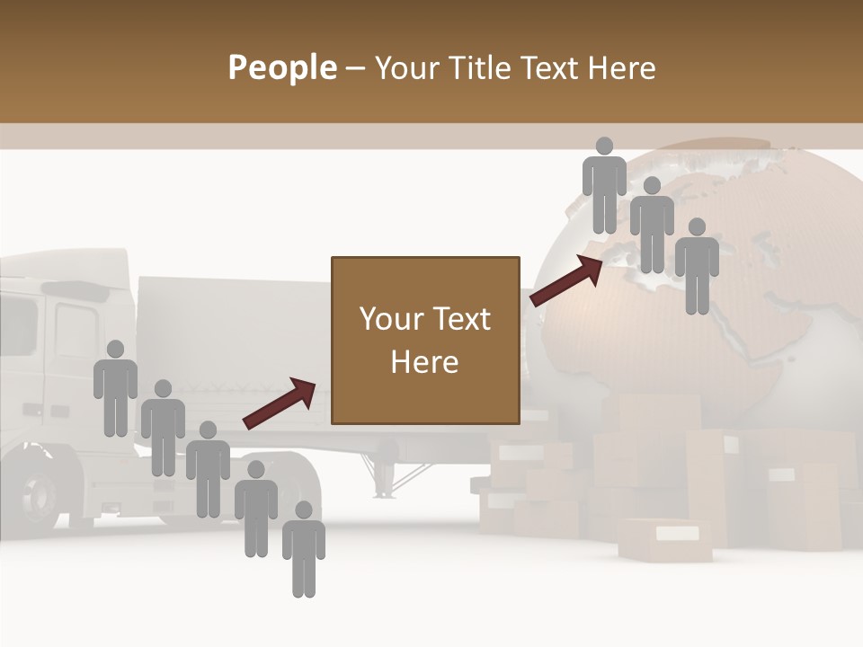 World Map World Box PowerPoint Template