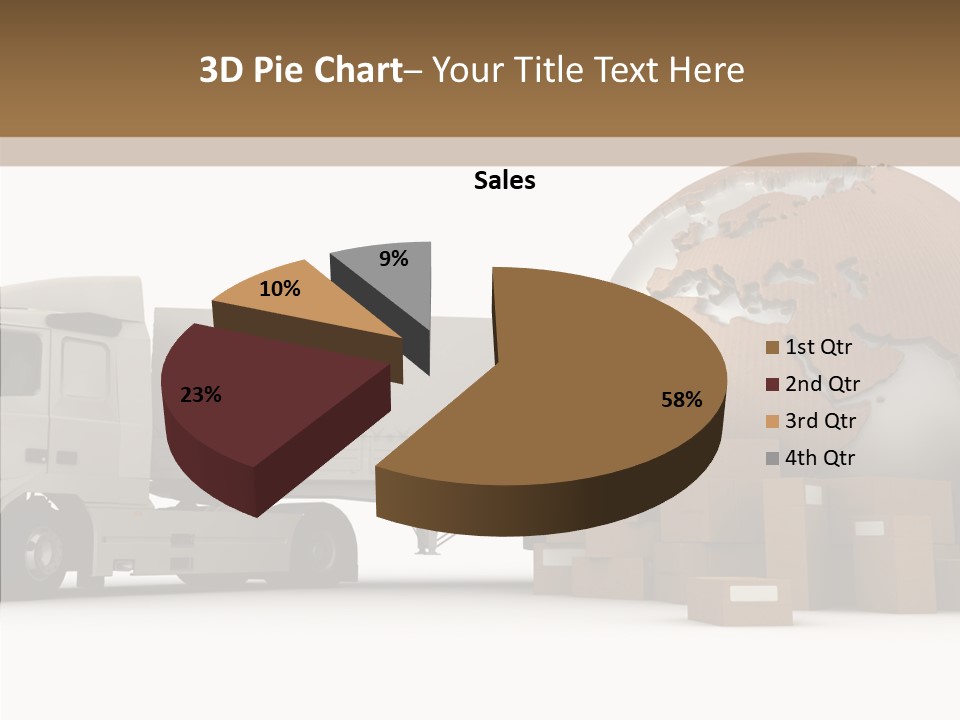 World Map World Box PowerPoint Template