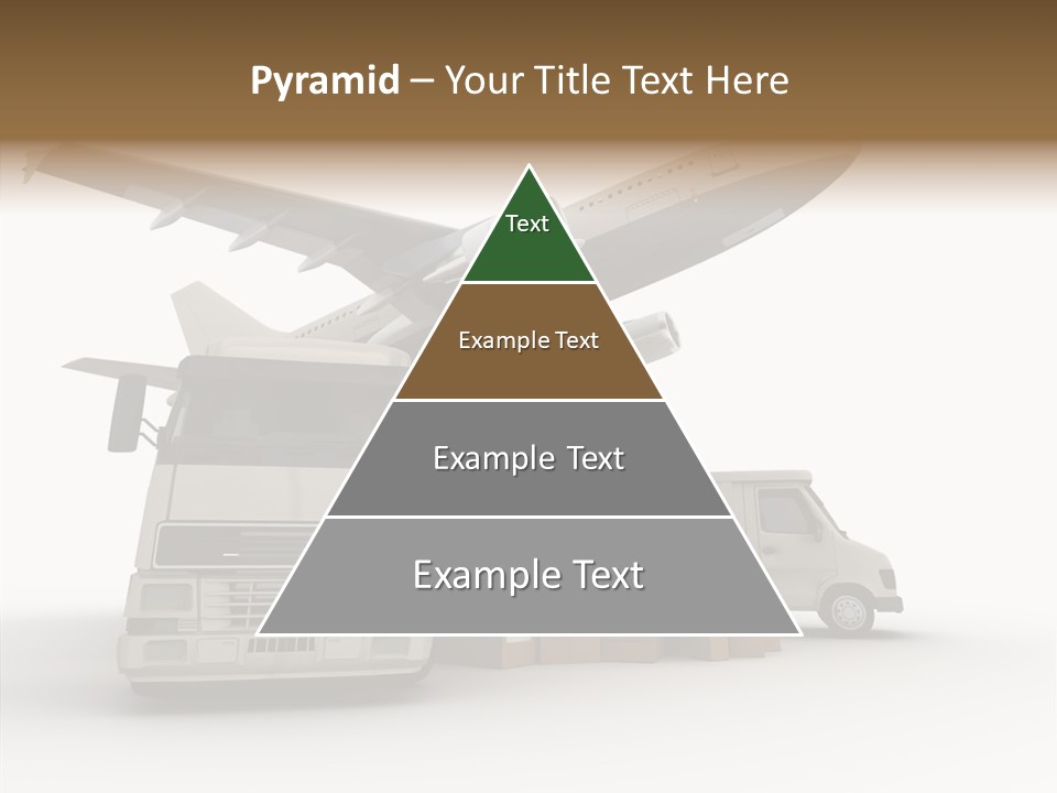 Lorry Schedule Carton PowerPoint Template