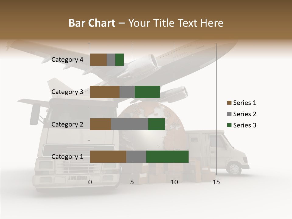 Lorry Schedule Carton PowerPoint Template