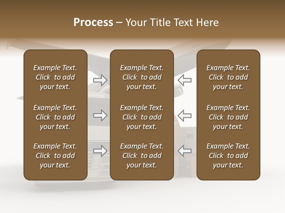 Lorry Schedule Carton PowerPoint Template
