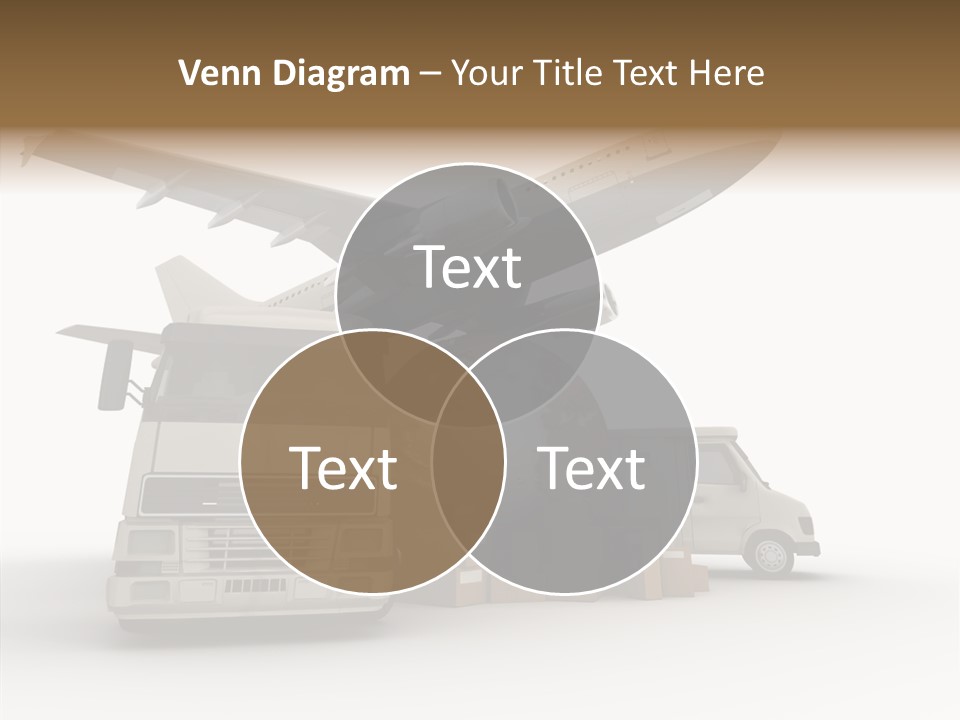 Lorry Schedule Carton PowerPoint Template