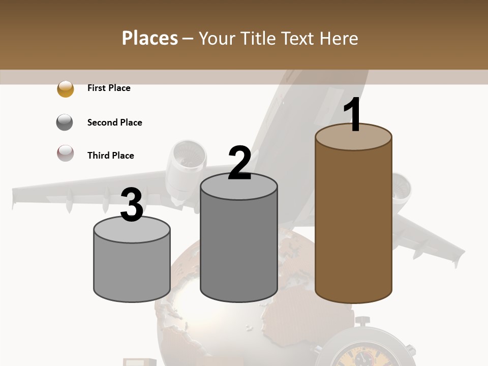 D Rendering Beat The Clock Send PowerPoint Template