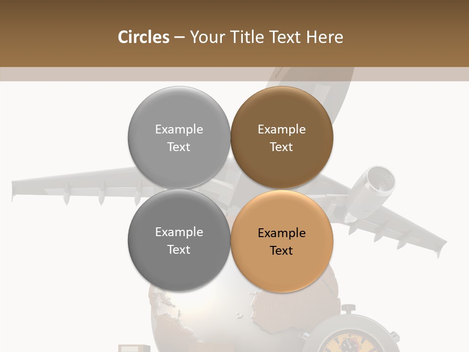 D Rendering Beat The Clock Send PowerPoint Template