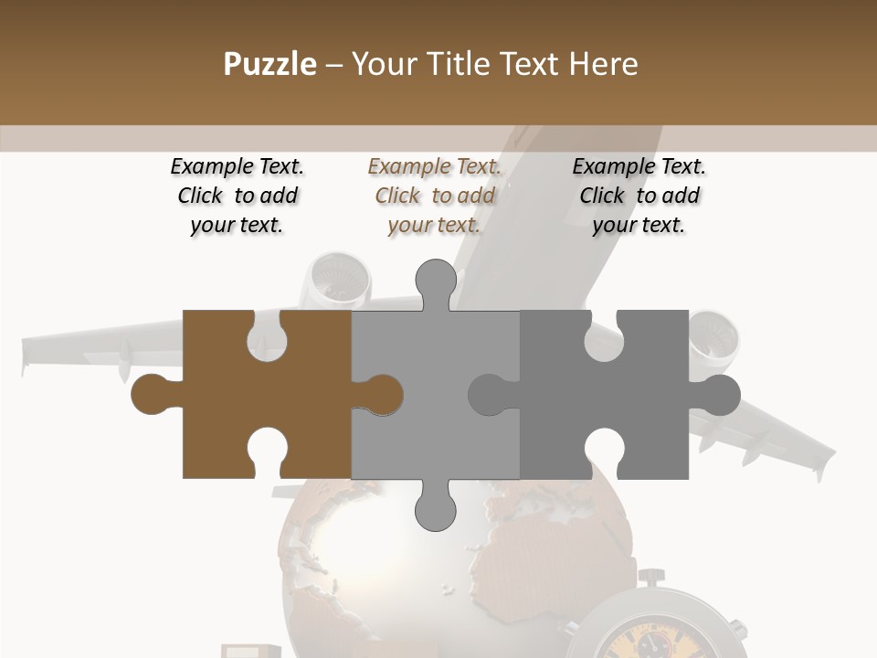 D Rendering Beat The Clock Send PowerPoint Template