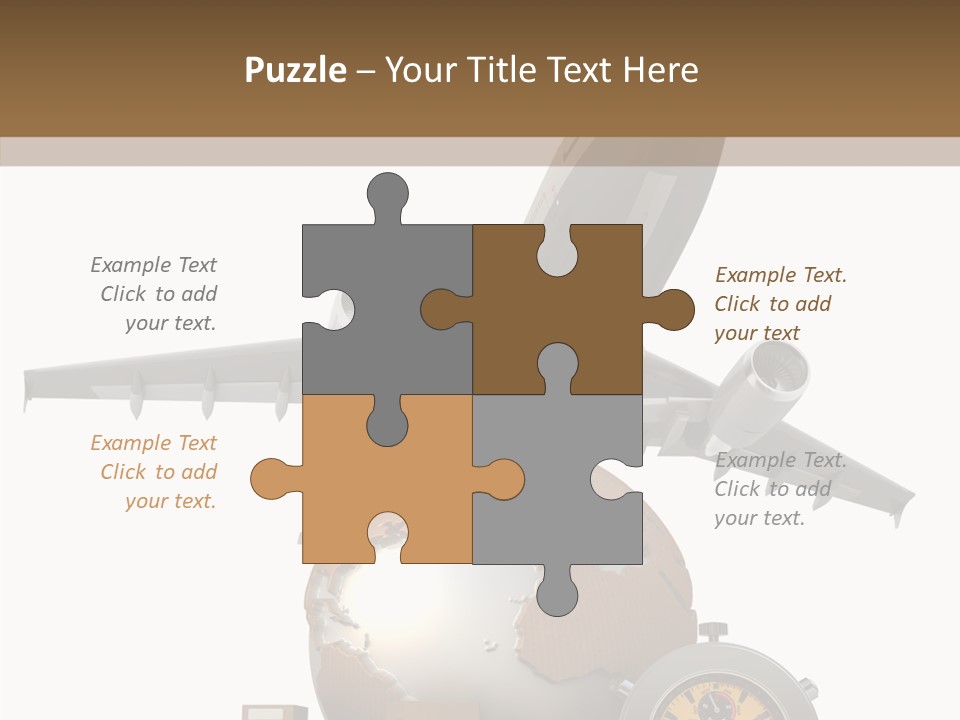 D Rendering Beat The Clock Send PowerPoint Template