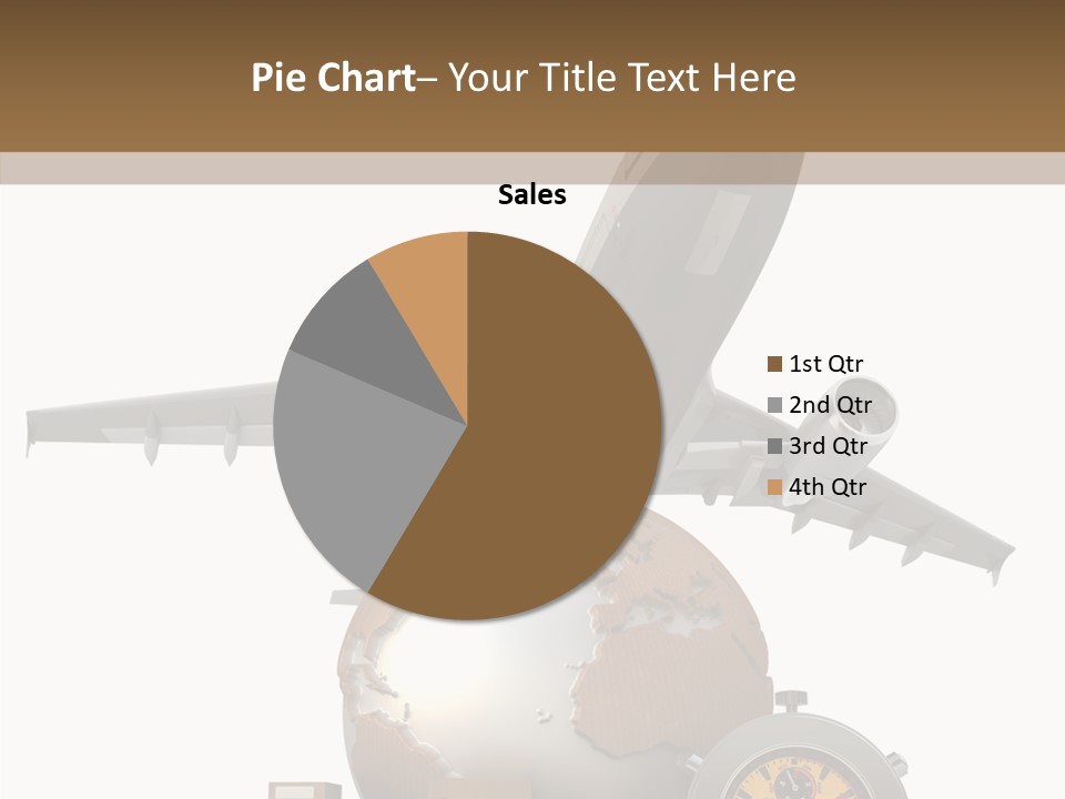 D Rendering Beat The Clock Send PowerPoint Template