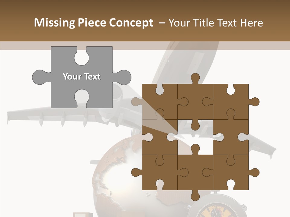 D Rendering Beat The Clock Send PowerPoint Template