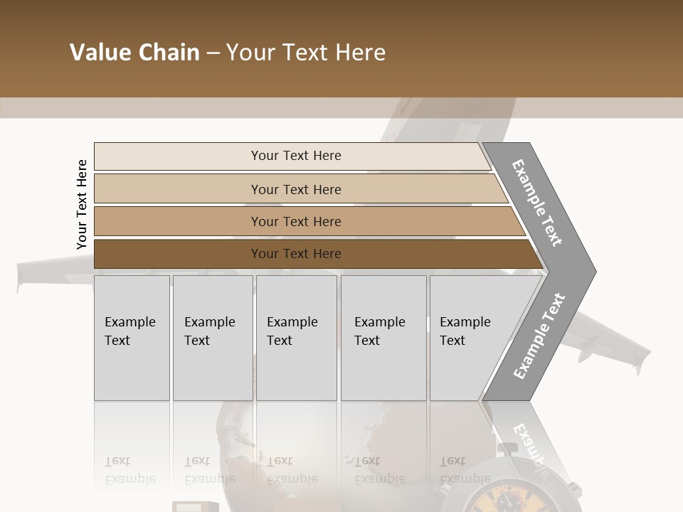 D Rendering Beat The Clock Send PowerPoint Template